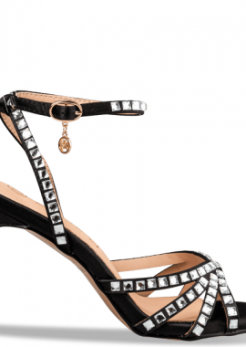 Envie Shoes - RHINESTONE STILETTO SANDALS