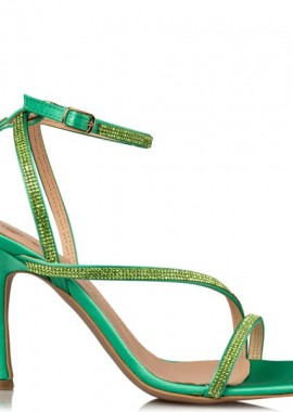 Envie Shoes - CRYSTAL EMBELLISHED SANDALS