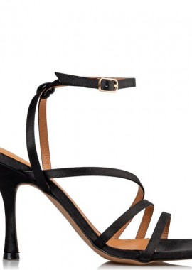 Envie Shoes - WRAPAROUND SATIN SANDALS