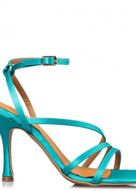 Envie Shoes - WRAPAROUND SATIN SANDALS