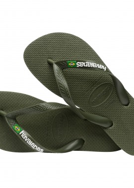 CROCS - HAVAIANAS BRASIL LOGO 4110850 3058 GREEN/GREEN