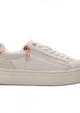 TAMARIS - Tamaris ESSENTIALS SNEAKER 1-23313-41 119 WHT/ROSE GOLD