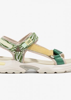 D.FRANKLIN - D.FRANKLIN ΓΥΝΑΙΚΕΙΟ ΣΑΝΔΑΛΙΑ SNEAKERS SANDAL STRIPS DFSH406003 GREEN
