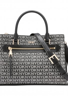 DKNY - DKNY SATCHELS HANDBAG BRYANT AVE R52D5K46 XLB BK LOGO-BK