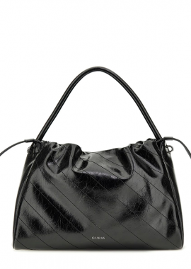 GUESS - GUESS ΓΥΝΑΙΚΕΙΑ ΤΣΑΝΤΑ AMYS DRAWSTRING TOTE HWMY9659220 BLACK