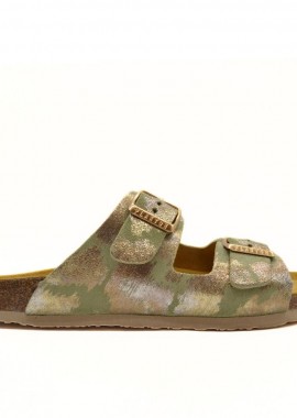 PLAKTON - PLAKTON ΓΥΝΑΙΚΕΙΟ ΣΑΝΔΑΛΙ ΒΕΤΑ 180010 LEOPARDO METAL MENTA