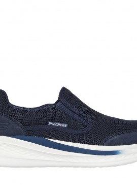 SKECHERS - SKECHERS ΑΝΔΡΙΚΟ SNEAKER LUCAN 210808_NVY ΜΠΛΕ ΣΚΟΥΡΟ