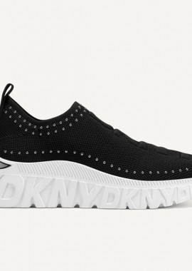 DKNY - DKNY ΓΥΝΑΙΚΕΙΑ SNEAKER SLIP ON LILLIE STUDS K1609099 0071 BLACK