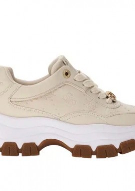 GUESS - GUESS BERRETT2 ΠΑΠΟΥΤΣΙ ΓΥΝΑΙΚΕΙΟ FLFBRTPEL12 CREAM