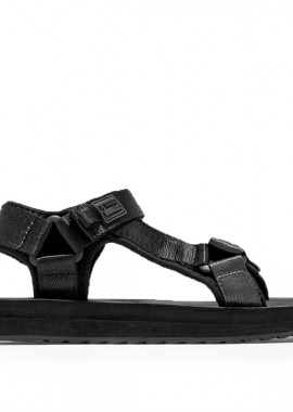 D.FRANKLIN - D.FRANKLIN ΓΥΝΑΙΚΕΙΟ SANDALS FOREST NYLON MET DFSH361015 BLACK