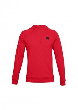 Under armour - Under Armour Rival Ανδρικό Φούτερ με Κουκούλα και Τσέπες Κόκκινο 1357092-600