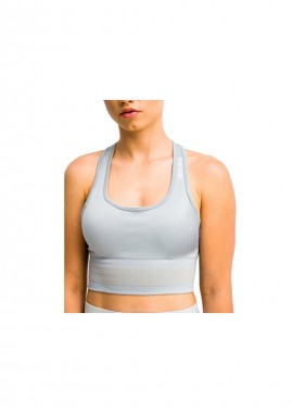 Gymhero - GymHero Μπουστάκι με ρίγες BRA-GRAPHITE