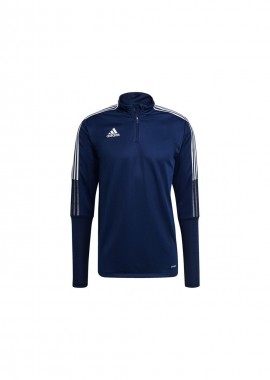 adidas performance - Adidas Tiro 21 Ανδρική Μπλούζα με Φερμουάρ Μακρυμάνικη Μπλε GE5426