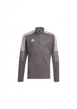 adidas performance - Adidas Παιδική Χειμερινή Μπλούζα Μακρυμάνικη Γκρι Tiro 21 GM7321
