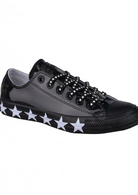 Converse - Converse x Miley Cyrus Chuck Taylor All Star Low Top Faux P Sneakers Μαύρα 563720C