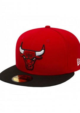 New Era - New Era Chicago Bulls Ανδρικό Jockey με Ίσιο Γείσο Κόκκινο 10861624