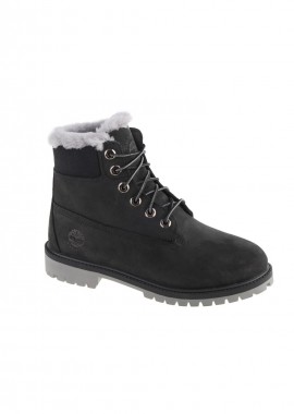 Timberland - Timberland Δερμάτινα Γυναικεία Αρβυλάκια με Μεσαίο Τακούνι Μαύρα A41UX