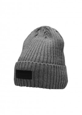 4f - 4F Beanie Ανδρικός Σκούφος σε Γκρι χρώμα H4Z22-CAM013-24M