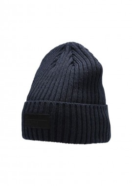4f - 4F Beanie Ανδρικός Σκούφος Πλεκτός σε Navy Μπλε χρώμα H4Z22-CAM013-31S