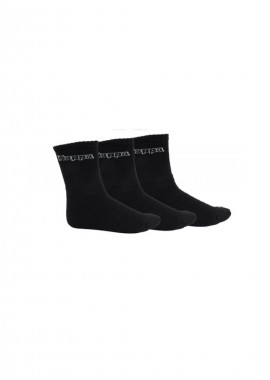 Kappa - Kappa Ανδρικές Κάλτσες Μαύρες 3 Pack 34113IW-901
