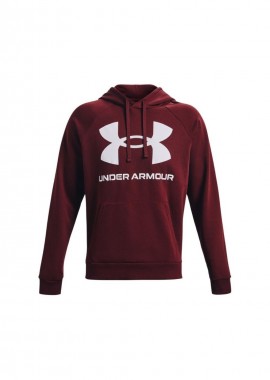 Under armour - Under Armour Rival Ανδρικό Φούτερ με Κουκούλα και Τσέπες Μπορντό 1357093-690