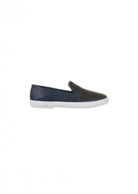 Lacoste - Lacoste Δερμάτινα Γυναικεία Slip-On Navy Μπλε 31CAW01272M3