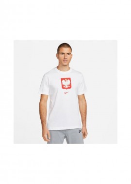 Nike - Nike Poland Crest Ανδρικό T-shirt Λευκό με Στάμπα DH7604-100