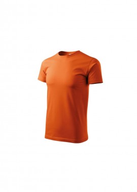 Adler - Adler Heavy Ανδρικό Διαφημιστικό T-shirt Κοντομάνικο σε Πορτοκαλί Χρώμα MLI-13711