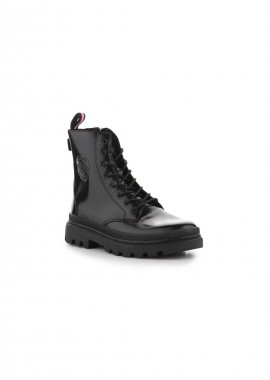 Palladium - Palladium Pallatrooper Off Δερμάτινα Μαύρα Ανδρικά Αρβυλάκια 77204-010-M