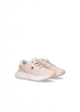 Tommy Hilfiger - Tommy Hilfiger Παιδικά Sneakers για Κορίτσι Ροζ T3A4-32166-0308X054