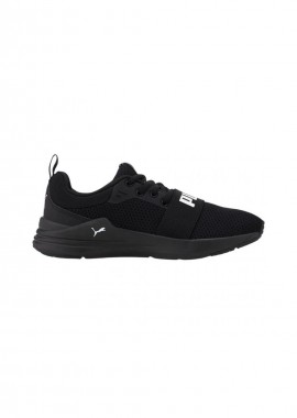 Puma - Puma Αθλητικά Παιδικά Παπούτσια Running Wired Run Μαύρα 374214-01