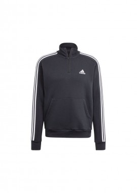 adidas performance - adidas Essentials Fleece 3Stripes 14Zip M HZ6235 sweatshirt