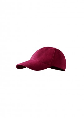 Malfini - Unisex cap 6P garnet