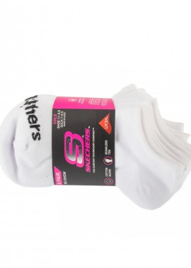 Skechers - Skechers 6pk Girls Cotton Ns Socks S117880WHT
