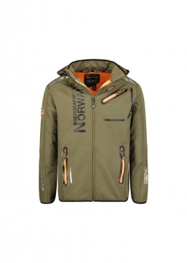 Geographical Norway - Geographical Norway Royaute DB 068 M WY1996HGNKaki Orange Softshell Jacket