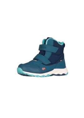 Trollkids - Trollkids Kids Hafjell Winter Boots waterproof snow boots with Velcro closure blue 264102
