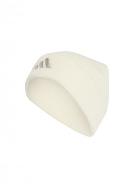 adidas performance - Adidas New Logo Beanie Cuff Cream JX5745