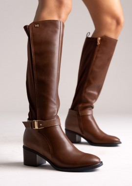 MARIAMARE - MARIAMARE Casual Boots MARIAMARE Elastic Fit - 63601 - Tan Matte