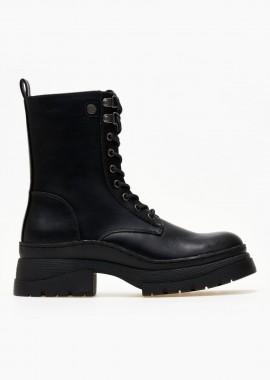 Refresh - Refresh Combat Boots Track Sole - 171984 - Black