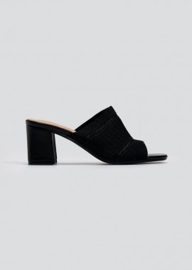 ERYNN - ERYNN Mules με πλεκτό σχέδιο - 333-310 - Μαύρο