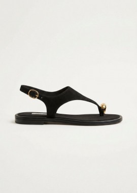 CORINA - CORINA Σανδάλια Slingback - 6442 - Μαύρο Σουέτ