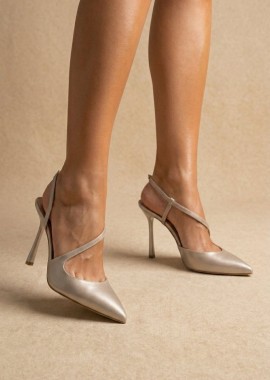 TFP - TFP Γόβες στιλέτο Slingback - 955 - Sand Matte