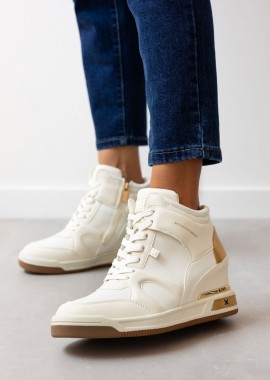 Xti Footwear - Xti Footwear Αθλητικά μποτάκια wedge - 142951 - Ιβουάρ