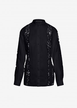Cutcuutur - Long Sleeved Shirt in Black