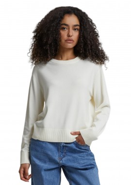 Urban Classics - Ladies Knitted Roundneck Sweater Urban Classics TB6902-02903 Whitesand
