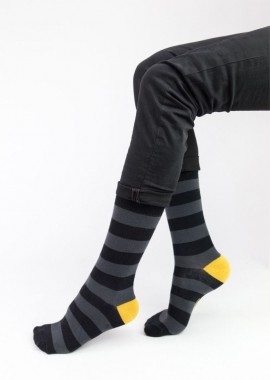 Trendy - Ανδρικές casual κάλτσες SIMPLICITY Βαμβακερές Trendy 16167 Μαύρο