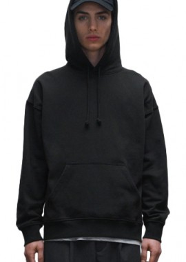 True Blanks by H&M - Boxy Hoodie Φούτερ True Blanks by H&M 1148751 Off Black