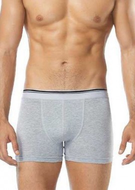 Berrak - Ανδρικό μποξεράκι BORRIS Βαμβακερό Berrak 24953 Ανοιχτό Γκρί