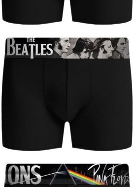 Harry Jons - Ανδρικά μποξεράκια ROCK 3 τεμάχια Βαμβακερά Harry Jons 36545 Μαύρο