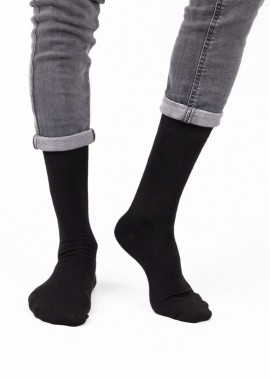 Trendy - Ανδρικές κάλτσες BRAD Μάλλινες 3 ζευγάρια Trendy 46474 Μαύρο